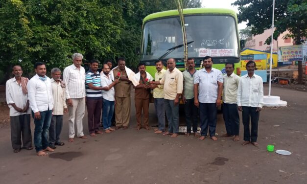 ಸಿದ್ದಾಪುರ – ಬೆಳಗಾವಿ ನೂತನ ಬಸ್ ಸೇವೆ ಆರಂಭ : ಗಡಿ ಗ್ರಾಮಗಳಲ್ಲಿ ಸಂಭ್ರಮ
