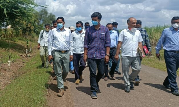 ಮನರೇಗಾ ಕಾಮಗಾರಿ ಪರಿಶೀಲಿಸಿದ ಜಿಪಂ ಸಿಇಒ