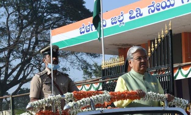 ಬೆಳಗಾವಿ : ಉಸ್ತುವಾರಿ ಸಚಿವರಿಂದ 73 ನೇ ಗಣರಾಜ್ಯೋತ್ಸವ ಆಚರಣೆ