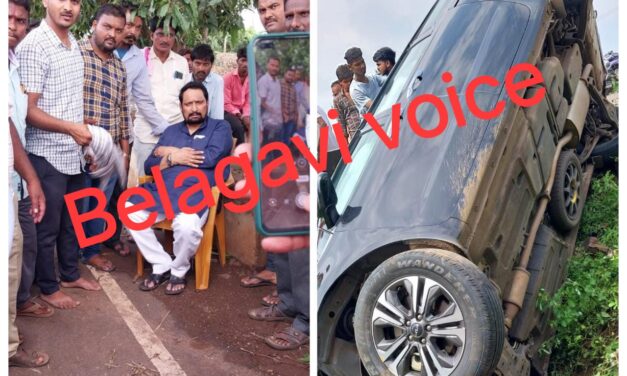 ಮಾಜಿ ಡಿಸಿಎಂ ಲಕ್ಷ್ಮಣ ಸವದಿ ಕಾರು ಭೀಕರ ಅಪಘಾತ..!