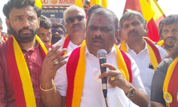 ಕನ್ನಡಿಗನ ಮೇಲೆ ಪೊಲೀಸ್ ಹಲ್ಲೆ ಪ್ರಕರಣದ ಕುರಿತು ಏನಂದ್ರು ಕರವೇ ನಾರಾಯಣಗೌಡ