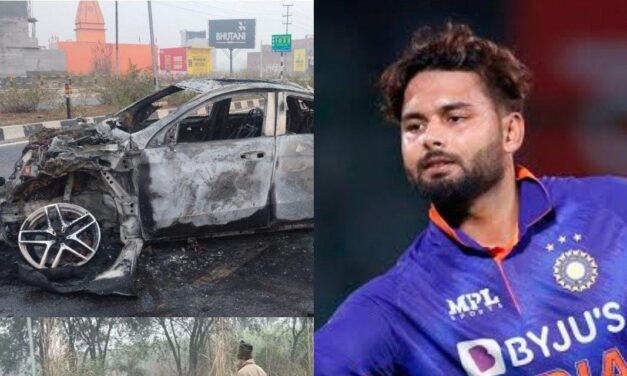 ಕ್ರಿಕೆಟಿಗ ರಿಷಬ್ ಪಂತ್ ಕಾರು ಭೀಕರ ಅಪಘಾತ – ಸ್ಥಿತಿ ಗಂಭೀರ