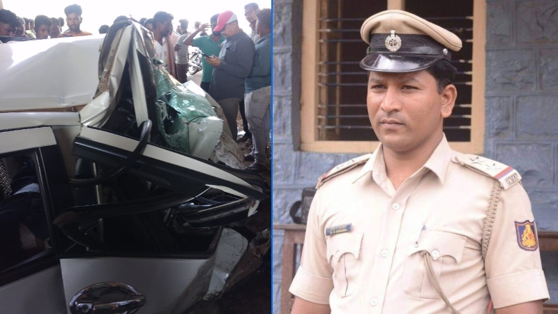 ಭೀಕರ ರಸ್ತೆ ಅಪಘಾತದಲ್ಲಿ ಪಿಎಸ್ಐ ಮಲ್ಲಿಕಾರ್ಜುನ ಸಾವು