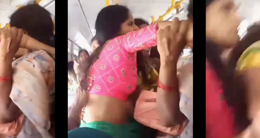 ಬಸ್ ಸೀಟಿಗಾಗಿ ಹೊಡೆದಾಡಿಕೊಂಡ ಮೈಸೂರು ಮಹಿಳೆಯರು : ನಾರಿ ಶಕ್ತಿ ಸ್ಪೋಟ