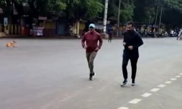 ಬೆಳ್ಳಂಬೆಳಿಗ್ಗೆ ಕಾರ್ಮಿಕ ಸಚಿವರ ಜಾಗಿಂಗ್