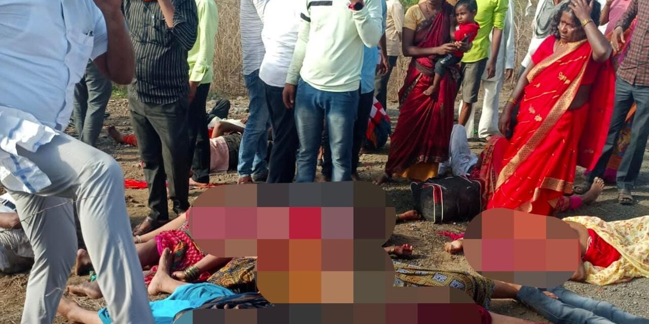 ಭೀಕರ ರಸ್ತೆ ಅಪಘಾತ : ಏಳು ಜನ ಸಾವು