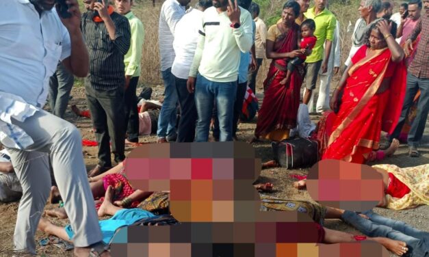 ಭೀಕರ ರಸ್ತೆ ಅಪಘಾತ : ಏಳು ಜನ ಸಾವು