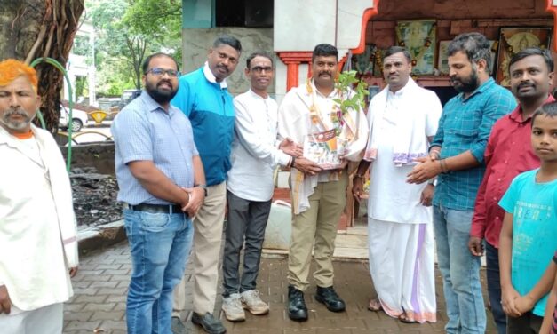 ಕಾಶಿನಾಥ್ ಇರಗಾರ್ ಅವರಿಗೆ ಸರ್ವಲೋಕಾ ಸೇವಾ ಫೌಂಡೇಶನ್ ವತಿಯಿಂದ ಸನ್ಮಾನ