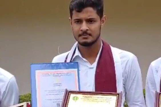 ಕಿರಾಣಿ ಅಂಗಡಿ ನಡೆಸುತ್ತಿದ್ದವನ ಮಗನಿಗೆ 7 ಚಿನ್ನದ ಪದಕ