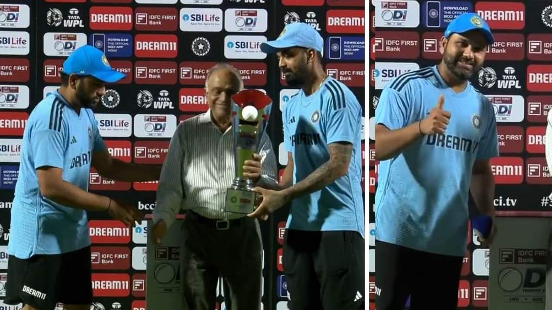 Cricket – ಕಪ್ ಪಡೆಯಲು ನಿರಾಕರಿಸಿದ ರೋಹಿತ್ ಶರ್ಮಾ ; ಹೃದಯವಂತ ಹಿಟ್ ಮ್ಯಾನ್ ಮಾಡಿದ್ದೇನು…?