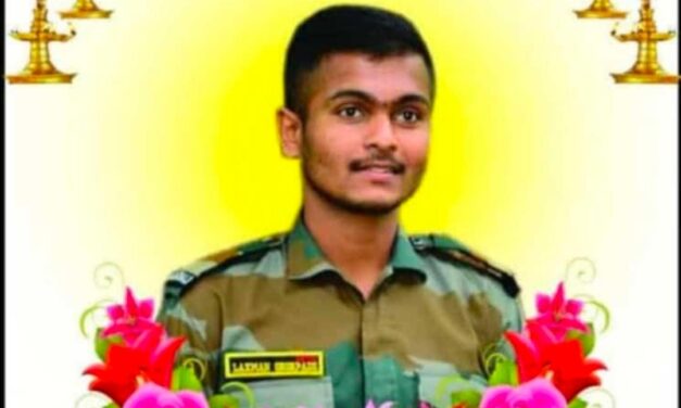 ರಸ್ತೆ ಅಪಘಾತದಲ್ಲಿ ಯೋಧ ಸಾವು