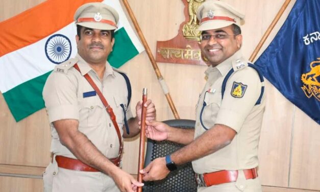 ಬೆಳಗಾವಿ ನೂತನ ಎಸ್ಪಿಯಾಗಿ ಭೀಮಾಶಂಕರ ಗುಳೇದ್ ಅಧಿಕಾರ ಸ್ವೀಕಾರ