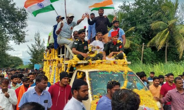 ಸರ್ಕಾರಿ ಗೌರವಗಳೊಂದಿಗೆ ಯೋಧನ ಅಂತ್ಯಸಂಸ್ಕಾರ