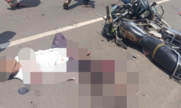 ಅಥಣಿ : ಭೀಕರ ರಸ್ತೆ ಅಪಘಾತ, ಬೈಕ್ ಸವಾರ ಸಾವು