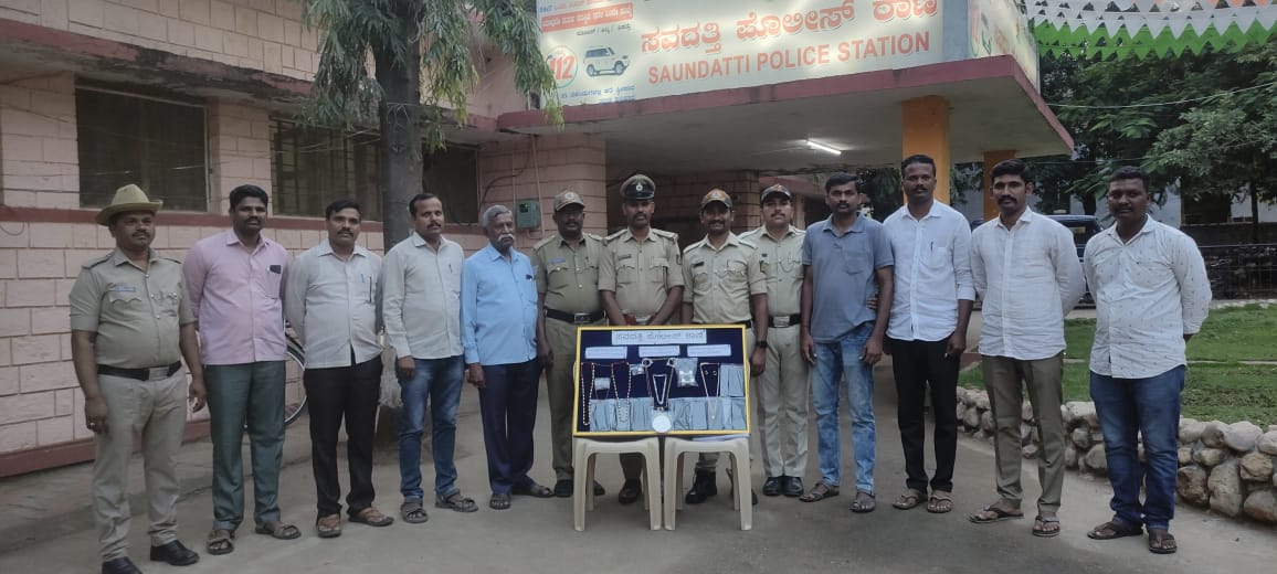 ಕಳ್ಳತನ ಮಾಡುತ್ತಿದ್ದ ಆರೋಪಿ ಬಂಧಿಸುವಲ್ಲಿ ಸವದತ್ತಿ ಪೊಲೀಸರು ಯಶಸ್ವಿ