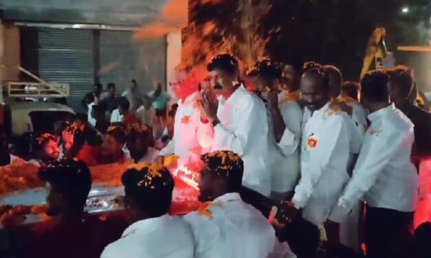 ಲಕ್ಷ್ಮಣ ಸವದಿ ಸ್ವ ಗ್ರಾಮದಲ್ಲಿ ರಮೇಶ್ ಜಾರಕಿಹೊಳಿಗೆ ಸಿಕ್ಕ ಸ್ವಾಗತ ಅದ್ಬುತ