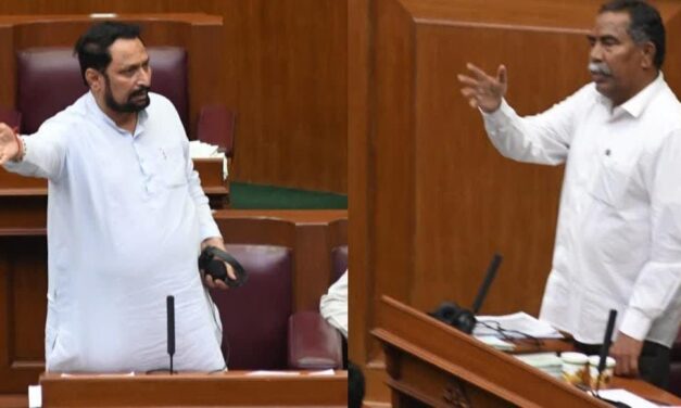 ಸದನದಲ್ಲಿ ಮರಾಠಿ ಭಾಷೆಗೆ ಸವದಿ ವಿರೋಧ ; ಮಾತಿನಲ್ಲೇ ಚಾಟಿ ಬೀಸಿದ ಖಾನಾಪುರ ಶಾಸಕ