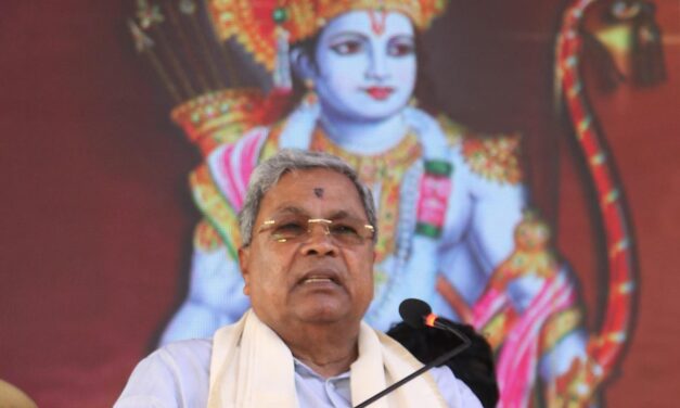 ಜೈ ಶ್ರೀ ರಾಮ್ ಎಂದ ಸಿಎಂ ಸಿದ್ದರಾಮಯ್ಯ