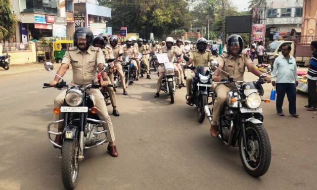 ಸ್ವಾಸ್ಥ್ಯ ಸಮಾಜ ನಿರ್ಮಾಣ ನಿಟ್ಟಿನಲ್ಲಿ‌ ಪೊಲೀಸರಿಂದ ಜಾಗೃತಿ ಅಭಿಯಾನ