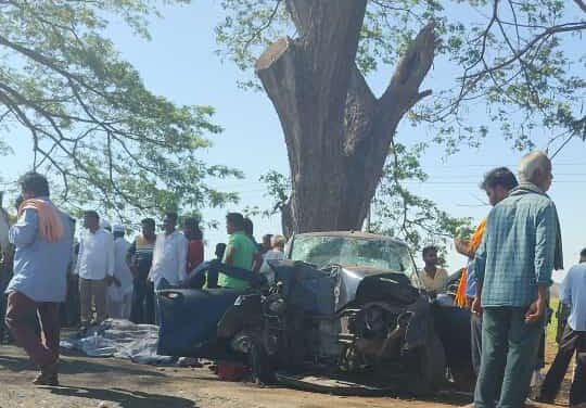 ಬೆಳಗಾವಿಯಲ್ಲಿ ಭೀಕರ ರಸ್ತೆ ಅಪಘಾತ ; 6 ಜನ ಸ್ಥಳದಲ್ಲೇ ಸಾವು