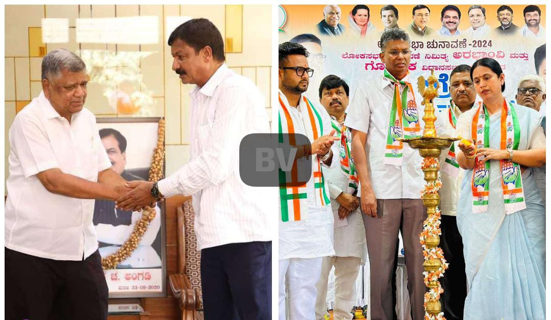 ಅಖಾಡಕ್ಕೆ ಇಳಿದ ರಾಜಕೀಯ ಬದ್ಧ ಎದುರಾಳಿಗಳು ; ರಂಗು ಪಡೆದ ಬೆಳೆಗಾವಿ ರಣಕಣ