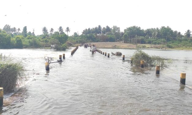 ಹೀಗೂ ಉಂಟೆ..!&nbsp; ಘಟಪ್ರಭ ನದಿ ಸೇತುವೆ ಜಲಾವೃತ, ಸಂಚಾರ ಸ್ಥಗಿತ