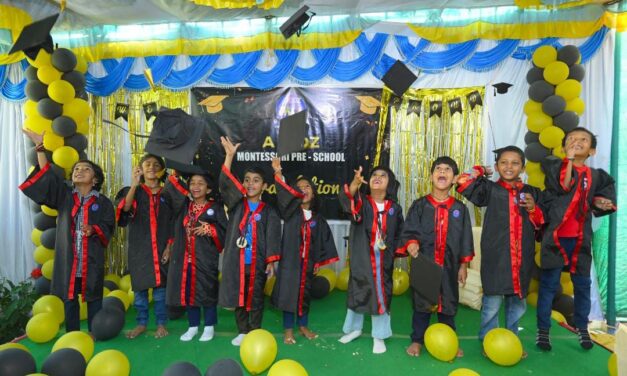 ಎ ಕಿಡ್ಸ್ ಮಾಂಟೆಸರಿ ಶಾಲೆಯಲ್ಲಿ ಚಿಣ್ಣರ ಘಟಿಕೋತ್ಸವ‌ದ ಸಂಭ್ರಮ