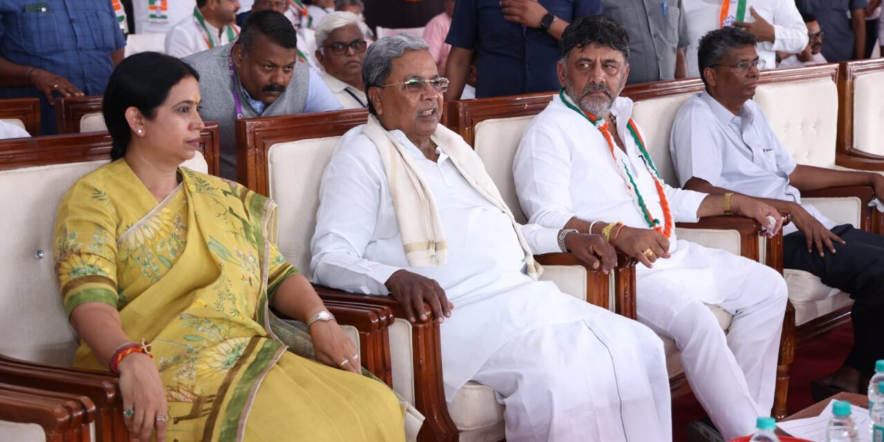 ಬೆಳಗಾವಿಯಲ್ಲಿ ಜೋಡೆತ್ತಿನ ರಣಕಹಳೆ ; ನಾನೇ ಅಭ್ಯರ್ಥಿ ಎಂದು ಕಾಂಗ್ರೆಸ್ ಅಭ್ಯರ್ಥಿಗೆ ಮತ ನೀಡುವಂತೆ ಮನವಿ