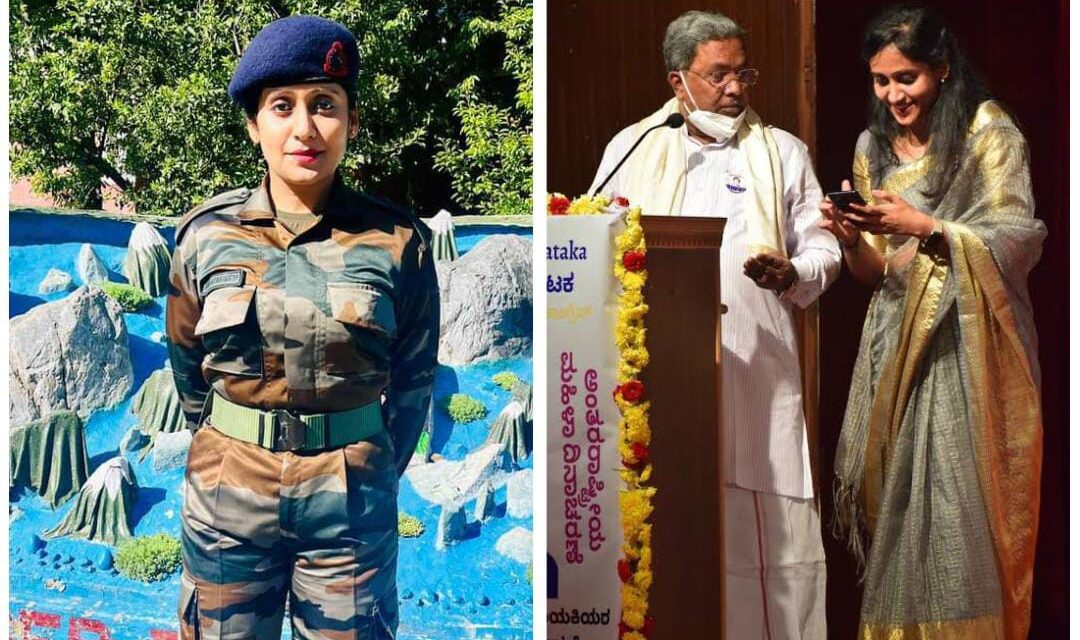 ಭಾರತೀಯ ಸೇನೆಗೆ ಸೇರಿದ ಕಾಂಗ್ರೆಸ್ ನಾಯಕಿ ಭವ್ಯ ನರಸಿಂಹಮೂರ್ತಿ