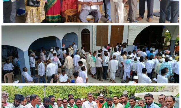 ಸಚಿವರ ಬಳಿ ಸಮಸ್ಯೆ ಹೊತ್ತುಬಂದ ಜನಸಮೂಹ