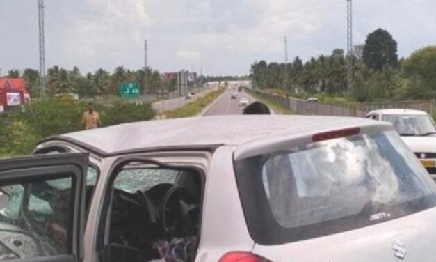 ಭೀಕರ ರಸ್ತೆ ಅಪಘಾತ ; ತಾಯಿ‌, ಮಗ ಸ್ಥಳದಲ್ಲೇ ಸಾವು‌