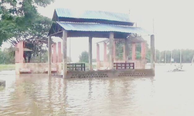 ಮುಂದುವರಿದ ಮಳೆ ಅಬ್ಬರ ; ಸ್ಮಶಾನವೇ ಜಲಾವೃತ