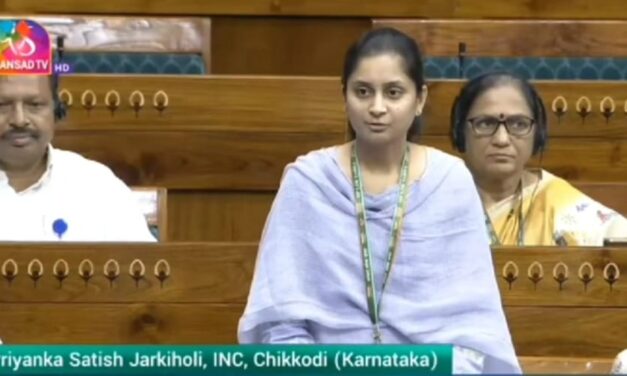 ಸಂಸತ್ತಿನಲ್ಲಿ ನೂತನ ಸಂಸದೆ ಪ್ರಿಯಾಂಕಾ ಮೊದಲ ಮಾತು