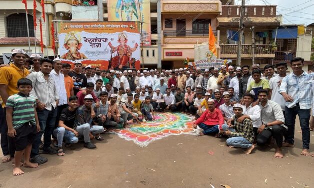 ಗಣೇಶ ಹಬ್ಬಕ್ಕೆ ಸಜ್ಜಾದ ಬೆಳಗಾವಿ ; ಮಂಟಪ ನಿರ್ಮಾಣಕ್ಕೆ ಚಾಲನೆ