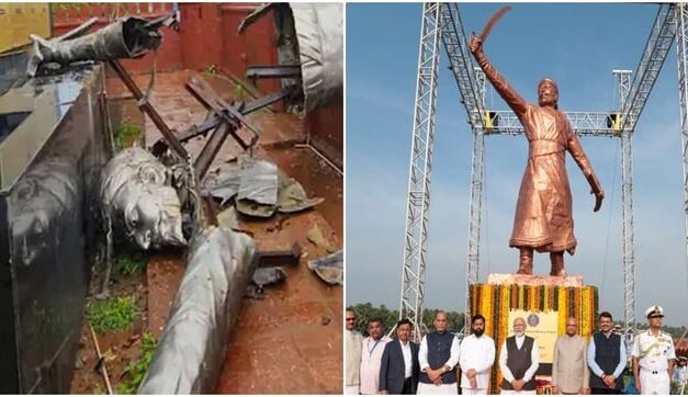 ಕುಸಿದ ಶಿವಾಜಿ ಪ್ರತಿಮೆ ; ಮೋದಿ ಜನರ ಕ್ಷಮೆ ಕೇಳಬೇಕೆಂದು ಮೃಣಾಲ ಹೆಬ್ಬಾಳಕರ್ ಆಗ್ರಹ