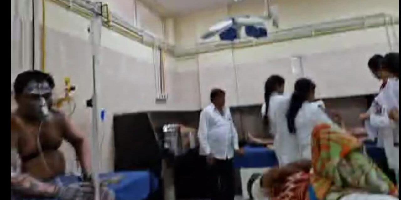 ಹುಬ್ಬಳ್ಳಿ : ಸಿಲಿಂಡರ್ ‌ಸ್ಪೋಟ ನಾಲ್ವರಿಗೆ ಗಂಭೀರ ಗಾಯ