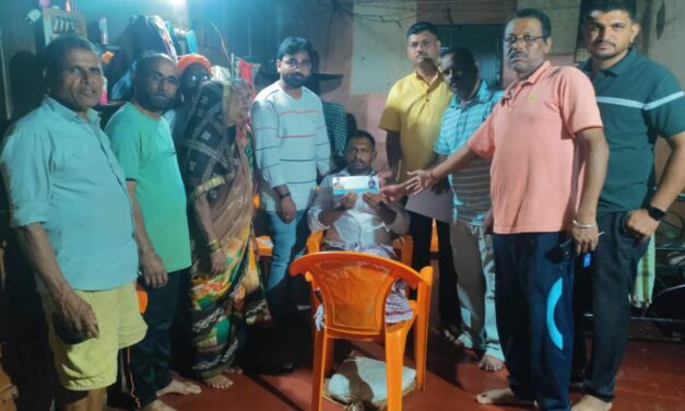 ಕೂಲಿಕಾರನ ಸಂಕಷ್ಟಕ್ಕೆ ಲಕ್ಷ್ಮೀ ತಾಯಿ ಫೌಂಡೇಶನ್ ನೆರವು