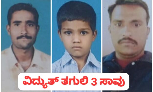 ವಿದ್ಯುತ್ ತಗುಲಿ ಮೂವರು ಸಾವು ; ಗಡಿಯಲ್ಲಿ ಮತ್ತೊಂದು ದುರ್ಘಟನೆ