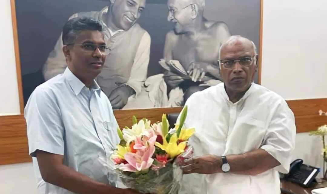 ಮಲ್ಲಿಕಾರ್ಜುನ ಖರ್ಗೆ ಭೇಟಿಯಾದ ಸಾಹುಕಾರ್ ; ಜೋರಾಯ್ತ ದಲಿತ ಸಿಎಂ ಬೇಡಿಕೆ…?