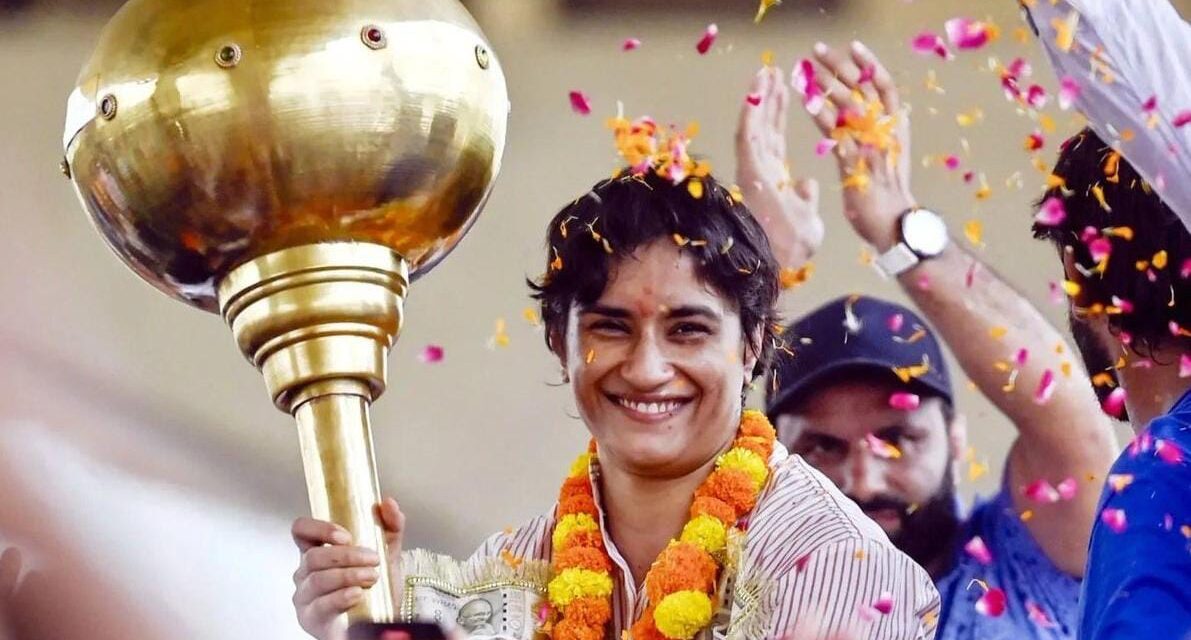 ಹರಿಯಾಣ ಫಲಿತಾಂಶ ; ಕುಸ್ತಿ ಪಟು ವಿನೇಶ್ ಫೋಗಟ್ ಗೆಲುವು