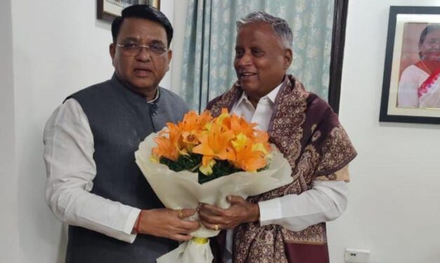 ಕೇಂದ್ರ ಸಚಿವರನ್ನು ಭೇಟಿಯಾದ ಶಂಕರಗೌಡ ಪಾಟೀಲ್