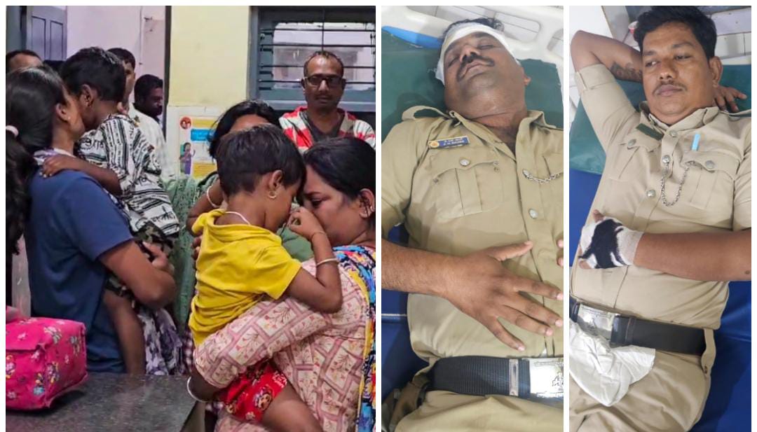 ಕಳ್ಳರ ಕಾಲಿಗೆ ಗುಂಡೇಟು ; ಕೊನೆಗೂ ತಾಯಿ ಮಡಿಲು ಸೇರಿದ ಮಕ್ಕಳು