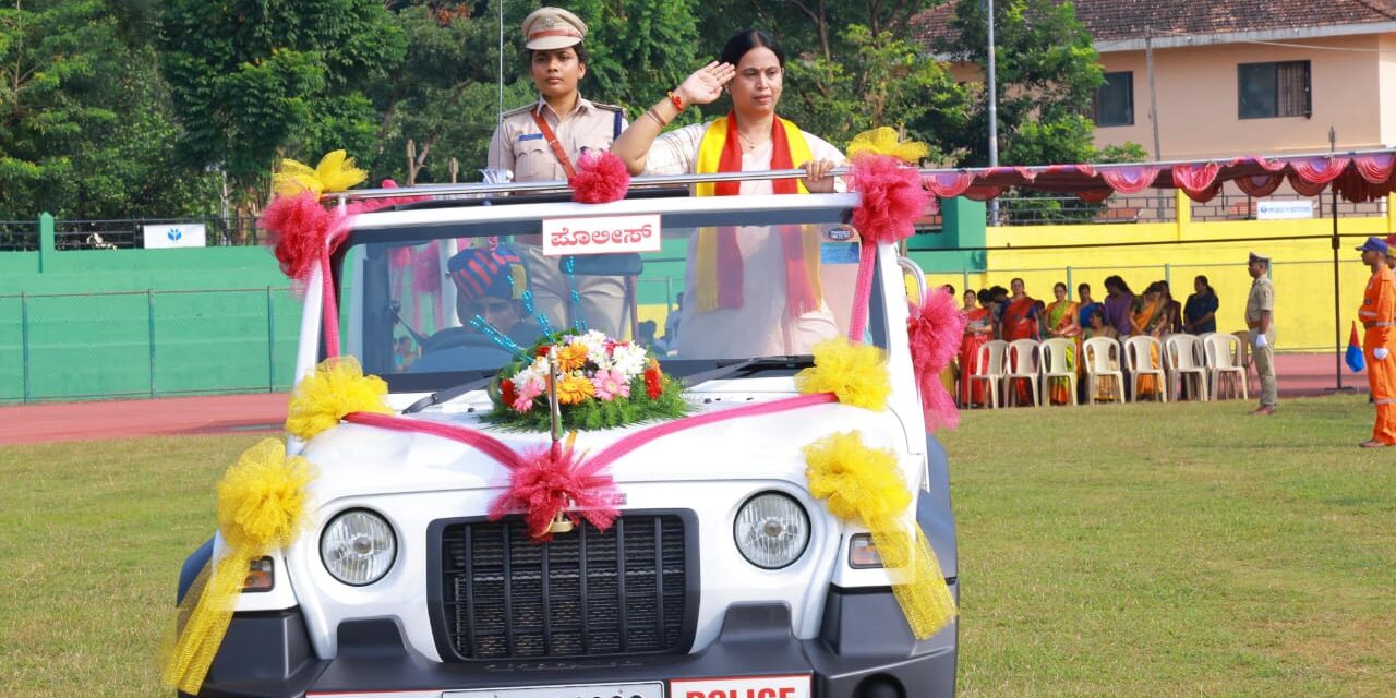 ಕನ್ನಡ ರಾಜ್ಯೋತ್ಸವ, ಸಚಿವೆ ಹೆಬ್ಬಾಳಕರ್ ಧ್ವಜಾರೋಹಣ