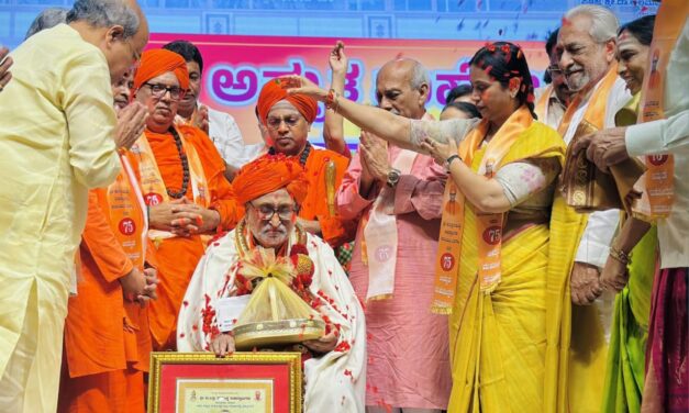 ಪ್ರಚಾರ ಬಯಸದ ಕಾರಂಜಿ ಮಠದ ಶ್ರೀಗಳ ಸೇವೆ ಅನನ್ಯ : ಸಚಿವೆ ಲಕ್ಷ್ಮೀ ಹೆಬ್ಬಾಳಕರ್