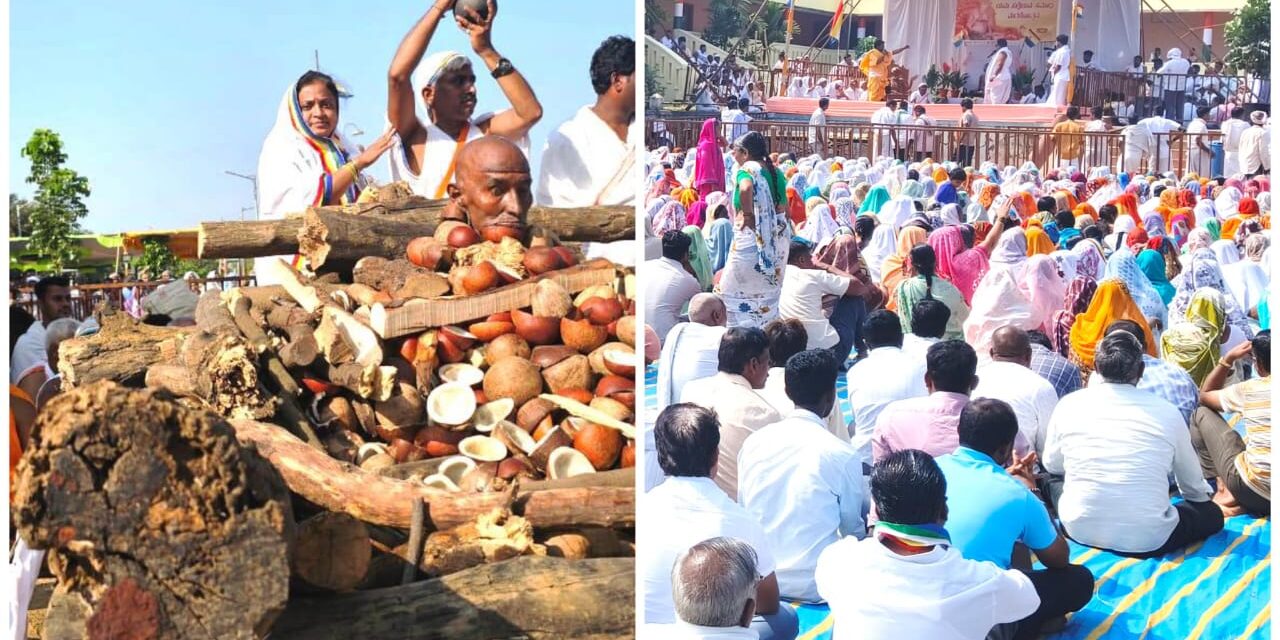 ದೇವಲಾಪೂರದಲ್ಲಿ ಜೈನ ಮುನಿ ಅಂತ್ಯಕ್ರಿಯೆ