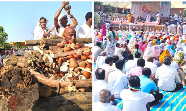 ದೇವಲಾಪೂರದಲ್ಲಿ ಜೈನ ಮುನಿ ಅಂತ್ಯಕ್ರಿಯೆ