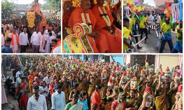 ಬೈಲಹೊಂಗಲ ; ಈಶ್ವರನ ಸನ್ನಿಧಿಯಲ್ಲಿ ಅದ್ವೈತ ಶ್ರೇಷ್ಠರ ಸಮಾಗಮ