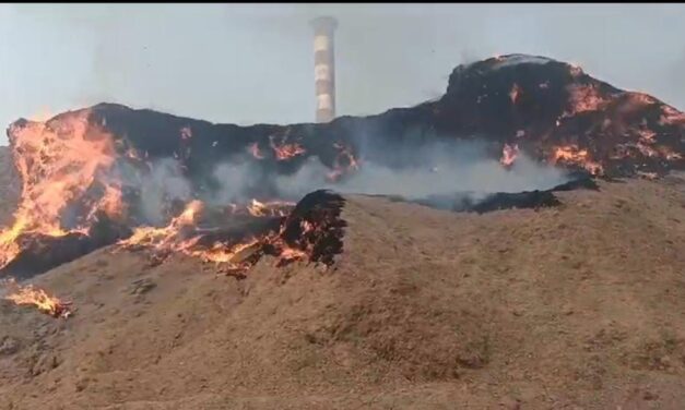 ಕಾರ್ಖಾನೆಗೆ ಬೆಂಕಿ ; ಲಕ್ಷಾಂತರ ರೂ. ಹಾನಿ