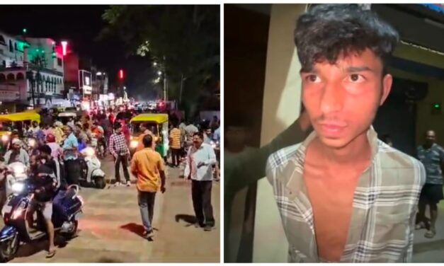 ಬೆಳಗಾವಿ : ದೇವಸ್ಥಾನದ ಮೇಲೆ‌ ಕಲ್ಲೆಸೆದ ಮುಸ್ಲಿಂ ಯುವಕ ; ಸ್ಥಳದಲ್ಲಿ ಉದ್ವಿಗ್ನ ವಾತಾವರಣ