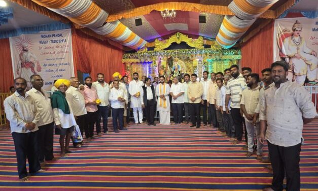 ಮೋದಗಾ ಶ್ರೀ ಮಹಾಲಕ್ಷ್ಮಿ ದೇವಿ ಜಾತ್ರಾ ಮಹೋತ್ಸವದಲ್ಲಿ ಪಾಲ್ಗೊಂಡ ಬಿಜೆಪಿ ಮುಖಂಡರು